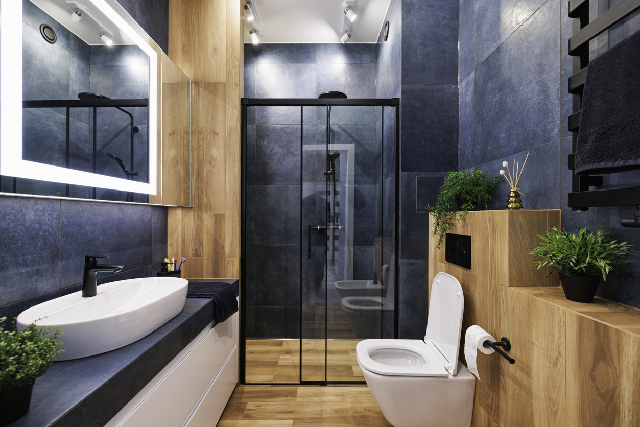 Blue Luxury Bathroom