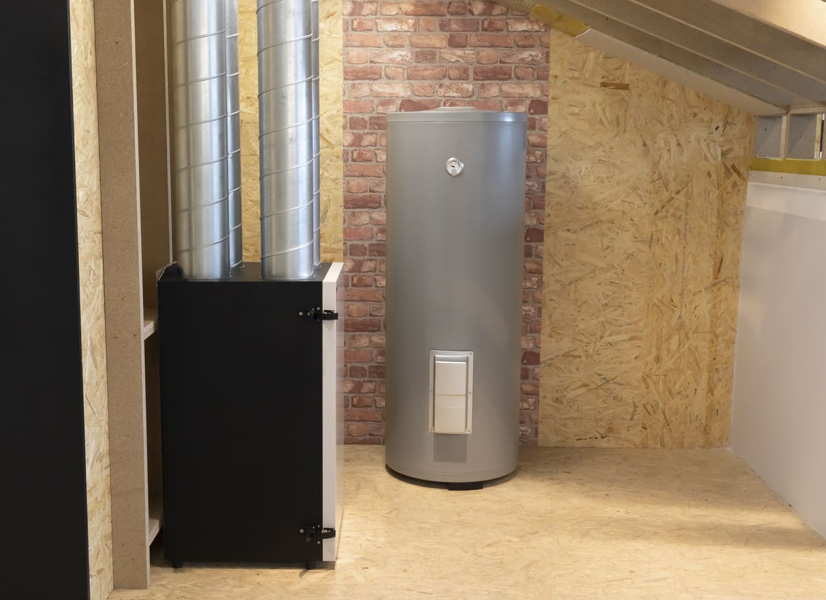 Double Oak Water Heater Installation